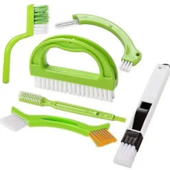 Outlet Set med 6 fogrengöringsborstar, för kakel, kök, badrum, fönster -versailles
