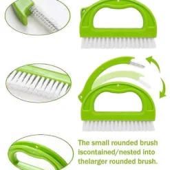 Outlet Set med 6 fogrengöringsborstar, för kakel, kök, badrum, fönster -versailles