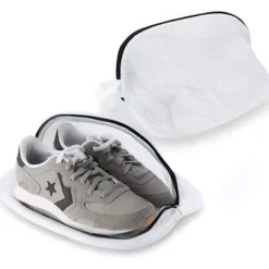 Outlet Set med 2 högkvalitativa nätpåsar för tvätt av skor/sneakers, ZQKLA