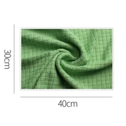 Best Generic Set med 4 kökshanddukar i mikrofiber, hög absorptionsförmåga, 30x40 cm