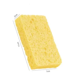 Clearance Set med 2 köksrengöringssvampar av bomullsträmassa med hög prestanda