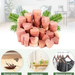 New Set med 100 malavvisande cederträ, antimalmedel för textilier