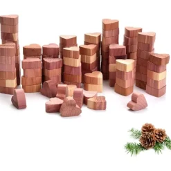 New Set med 100 Malmedel Cederträ Anti-Mal Textilier Mal Re