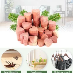 New Set med 100 Malmedel Cederträ Anti-Mal Textilier Mal Re