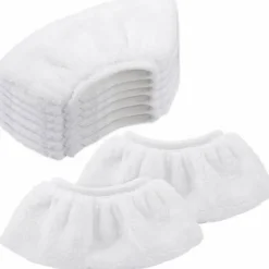 Discount Set med 8 mikrofiberöverdrag för Kärcher, trasor för handmunstycke till ångtvättar SC 1, 2, 3, 4, 5