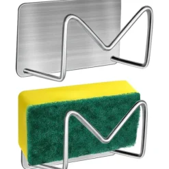 Sale Set med 2 Självhäftande Svamphållare, 304 Rostfritt Stål Ki,ZQKLA