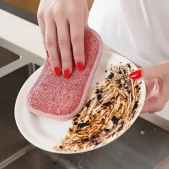 Discount Set med 8 tvättbara disktrasor i mikrofiber, perfekta för non-stick-pannor