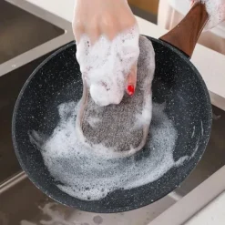 Discount Set med 8 tvättbara disktrasor i mikrofiber, perfekta för non-stick-pannor