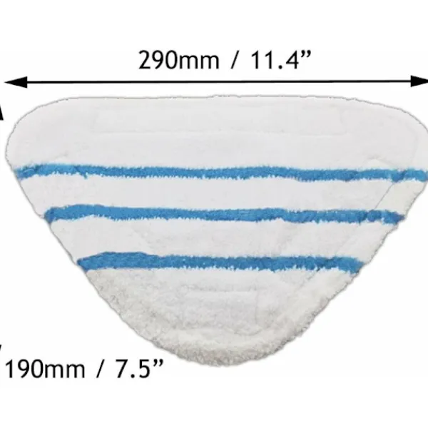 New Set med 6 tvättbara dynor till Beldray 5 i 1 och 9 i 1 ångrengörare.