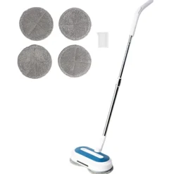 Best Shine for your daily cleaning Shine Spinner Mop Deluxe Trådlös Roterande Golvrengörare med LED och Vattentank