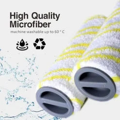 Hot SHINING HOUSE Lämplig för KARCHER/Karcher FC3D FC5 FC7, handhållen skrubbmaskin torkvalsborste, multi-ytborste, gul valsborste, ett par