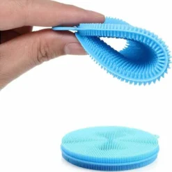 Best SiliCone-svamp - 5-pack flerfärgade antibakteriella kökssvampar för rengöring av köksredskap för grönsaker, frukt, livsmedelskvalitet SiliC