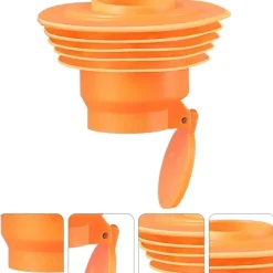 Clearance Silikon Anti-lukt Återflödesskydd Avloppsrör Tätningsmedel för Hem Tvättmaskin