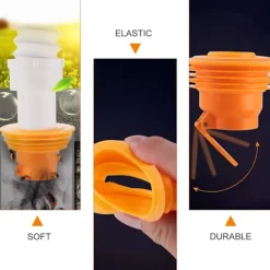 Clearance Silikon Anti-lukt Återflödesskydd Avloppsrör Tätningsmedel för Hem Tvättmaskin