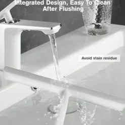 Outlet Silikon Duschskrapa med Hållare, Rengör Glasskärmar och Badrumsspeglar, 21 cm, Vit