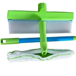 Clearance Silikon Vattenblad Rengöringsset Återanvändbara Glasrengöringsverktyg med Silikonskrapa Mikrofiber Skrubber för Professionell Bilvård (FMY){FY} | Fyndiq Green