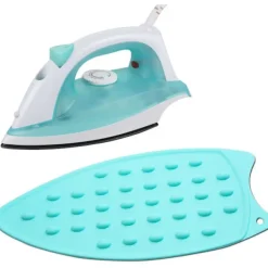 Clearance ATELA Silikonjärnstödsdyna för strykbräda varmbeständig matta (blågrönt)