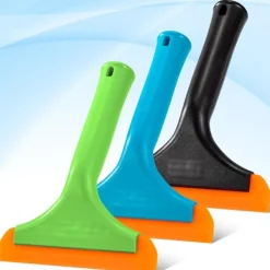 Online Silikonskrapa Duschskrapa Bilskrapa Silikon Fönsterskrapor Liten Storlek för Bilfönster Glasrengöring 3 Stycken