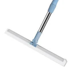 Best Silikonskrapa för badrumsgolv, blå, 52 cm