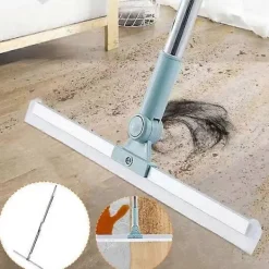 Best Silikonskrapa för badrumsgolv, blå, 52 cm