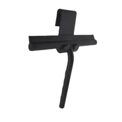 Clearance Silikonskrapa för dusch med kärna av rostfritt stål (svart)