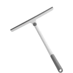 Best Silikonskrapa för dusch med sugkopp i rostfritt stål, vattenglas