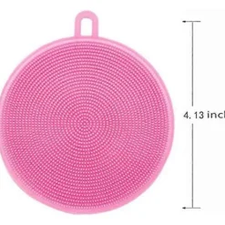Sale Silikonsvamp - 5-pack Flerfärgad Antibakteriell Köksvamp Rengöring för Köksredskap, Grönsaker, Frukter Livsmedelsgodkänd Silikonskrubb