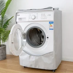 Best Silver torktumlare cover, tvättmaskin cover Premium skydd