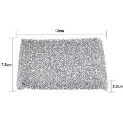 Online Silverglans Kudde 4-pack Diskborste Svamp Scourge Lurex Svamp Perfekt för beläggning av kastruller, stekpannor, keramiska spisar