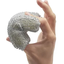 Online Silverglans Kudde 4-pack Diskborste Svamp Scourge Lurex Svamp Perfekt för beläggning av kastruller, stekpannor, keramiska spisar