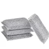 Best Silverglänsande Diskborste 4-pack Svamp Skursvamp Lurex Svamp Perfekt för belagda grytor, stekpannor, keramikhällar