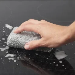 Best Silverglänsande Diskborste 4-pack Svamp Skursvamp Lurex Svamp Perfekt för belagda grytor, stekpannor, keramikhällar