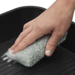 Best Silverglänsande Diskborste 4-pack Svamp Skursvamp Lurex Svamp Perfekt för belagda grytor, stekpannor, keramikhällar