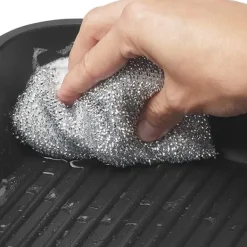 Best Silverglänsande Diskborste 4-pack Svamp Skursvamp Lurex Svamp Perfekt för belagda grytor, stekpannor, keramikhällar