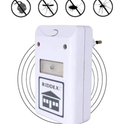 Online SOG Living Skadedjursavskräckare med ultraljud Bekämpa Småkryp & Insekter Vit