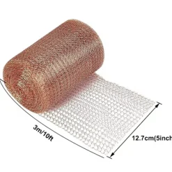 Hot Säkert skydd med rostfritt kopparnät 3M