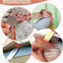 Hot Säkert skydd med rostfritt kopparnät 3M