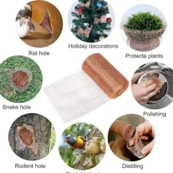 Hot Säkert skydd med rostfritt kopparnät 3M