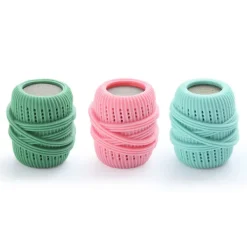 LBSS Sköljmedel Ball Dispenser Återanvändbar mjuka kläder Tvättbollar för tvättmaskin 3 Colors
