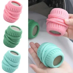 LBSS Sköljmedel Ball Dispenser Återanvändbar mjuka kläder Tvättbollar för tvättmaskin 3 Colors