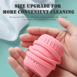 LBSS Sköljmedel Ball Dispenser Återanvändbar mjuka kläder Tvättbollar för tvättmaskin 3 Colors