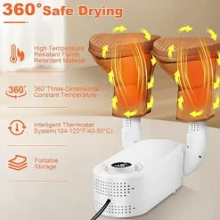 Online Skotork, stöveltork, handsketork med smart timer, hopfällbar design och skotork