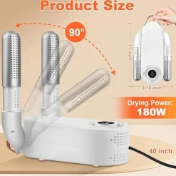 Online Skotork, stöveltork, handsketork med smart timer, hopfällbar design och skotork