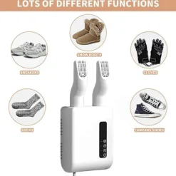 Outlet GIFT OF G Skotork Stöveltork och Deodorizer, Väggmonterad Stövelvärmare med Värmefläkt & Timer, Tyst Snabbtorkning för Skor, Handskar, Mössor, Strumpor For EU | Fyndiq white