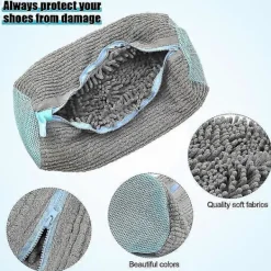 New Skotvättspåse för tvättmaskin, tvättpåse för skor för tvättmaskin och torktumlare, återanvändbar skotvättspåse för alla skotyper och storlekar P2025011 [DB] | Fyndiq Grey - 2pcs