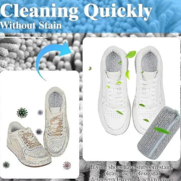 Hot Skotvättspåse för Tvättmaskin, Tvättskopåse för Tvättmaskin och Torktumlare, Återanvändbar Skotvättspåse Grey - 2pcs