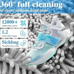 Discount Skotvättspåse Kompatibel med Tvättmaskin, Tvättskopåse Kompatibel med Tvättmaskin och Torktumlare, Återanvändbar Skotvättspåse Grey - 2pcs