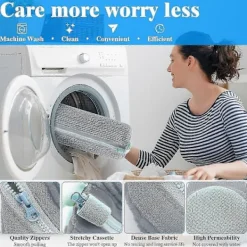 Discount Skotvättspåse Kompatibel med Tvättmaskin, Tvättskopåse Kompatibel med Tvättmaskin och Torktumlare, Återanvändbar Skotvättspåse Grey - 2pcs