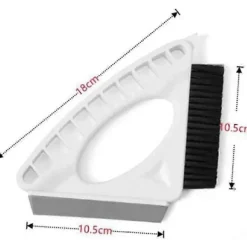 Best Skrapa för duschvägg i glas, 3 i 1 fönsterrengöring, multifunktionella rengöringsverktyg för fönsterskenor (1 st)