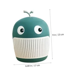 Clearance Skrivbords papperskorg Liten Mini Avfallskorg Mini Soptunna Tecknad Papperskorg Bil Mini Papperskorg Bil Soptunna